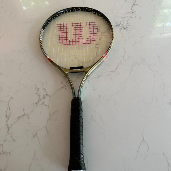 Wilson Titanium Sampras Attak 25 3 7/8" Racket - Picture 1 of 9